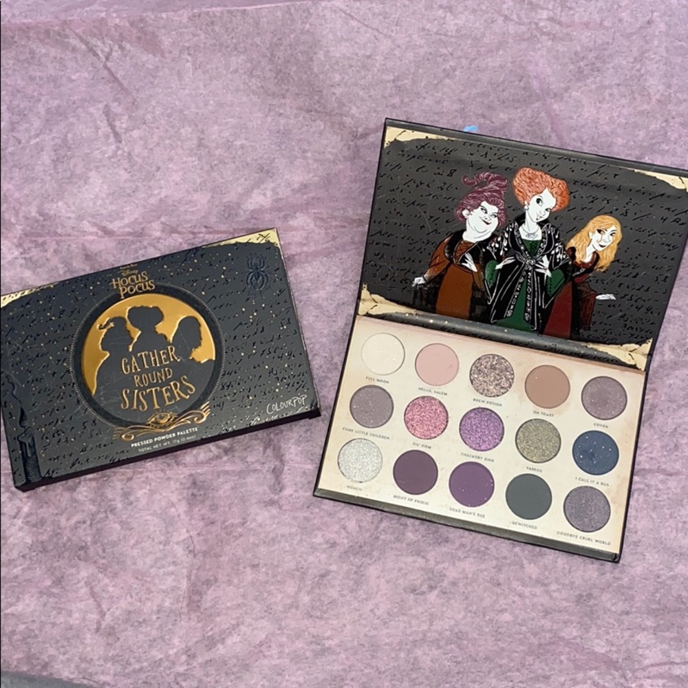 Colourpop Hocus Pocus Eyeshadow Palette RARE NIB